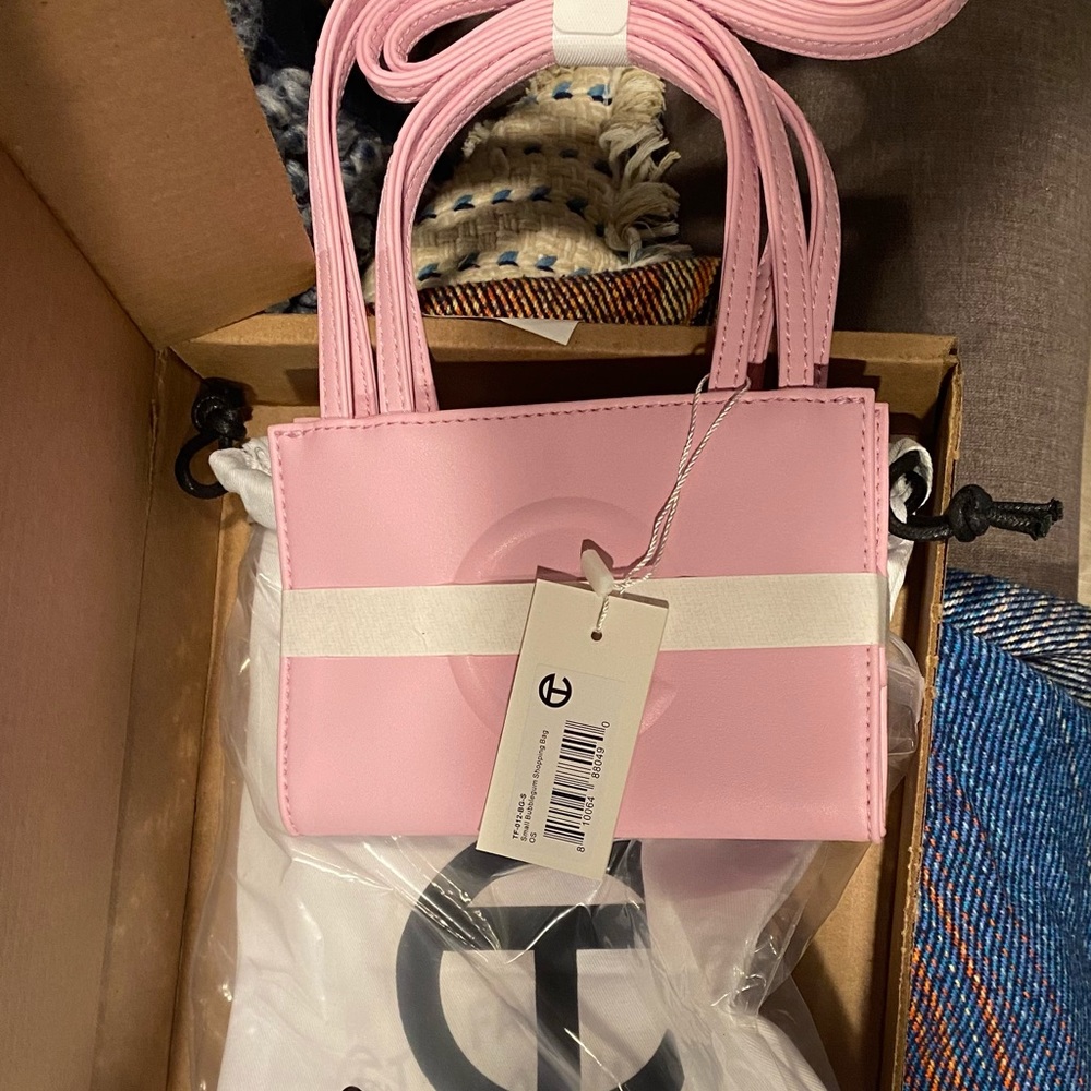 TELFAR small bubblegum. Brand new!